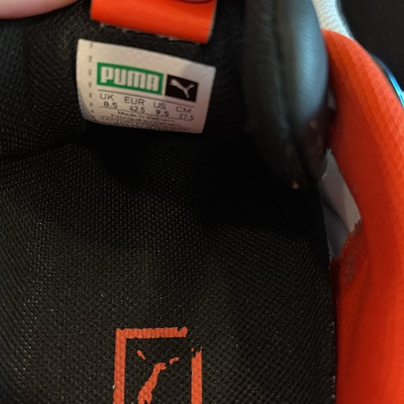 Puma Thunder Electric Men's Black and Red Sneakers - Picture 8 of 9